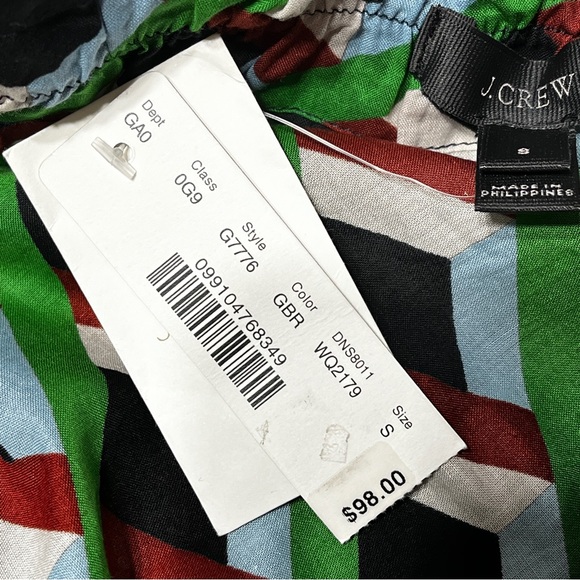 NWT J. Crew Ratti Diamond Off-The-Shoulder Top - Picture 7 of 9